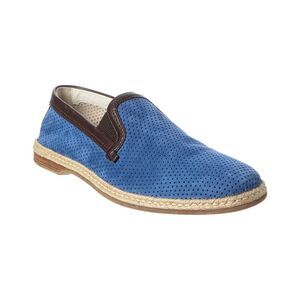 Dolce & Gabbana Pantofola Suede & Leather Loafer, Blue